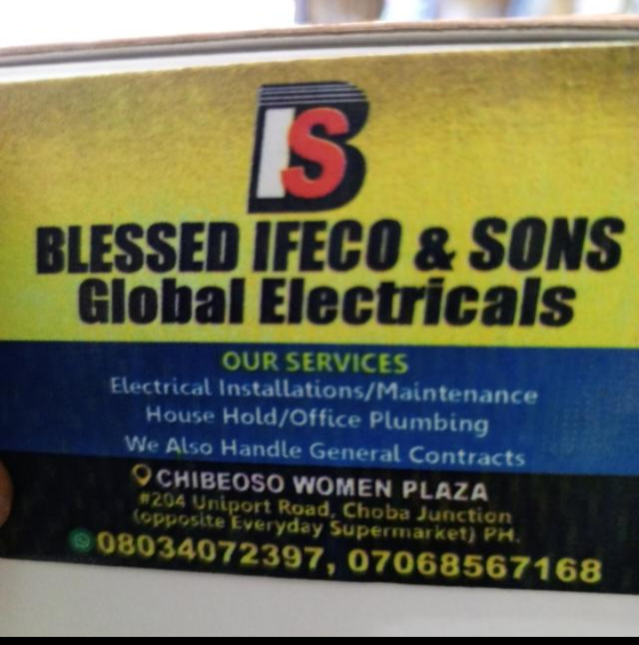 Blessed Ifeco And Sons Global Electronics Banner