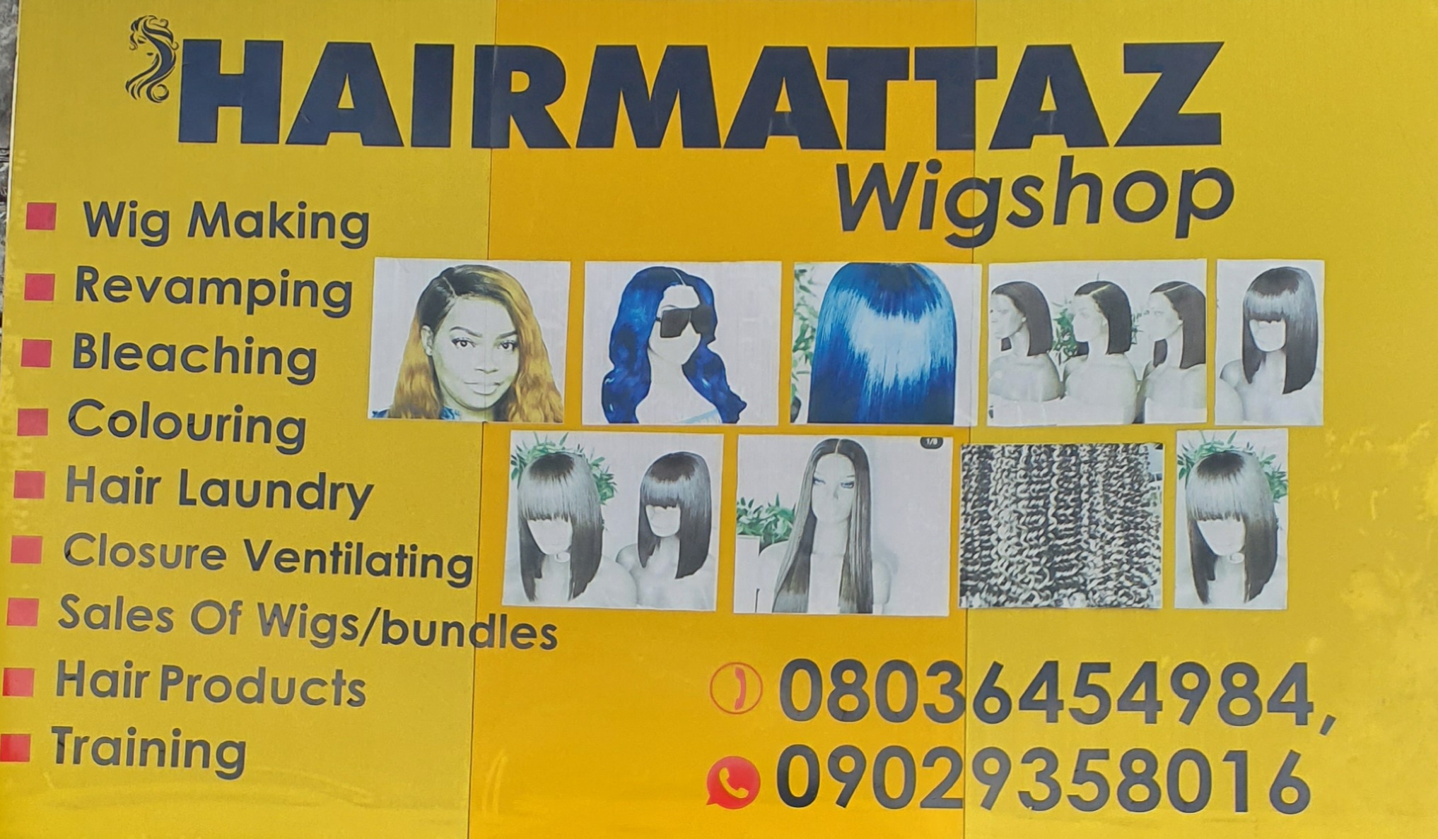 Hairmattaz(Hair wigs and bundles) Banner