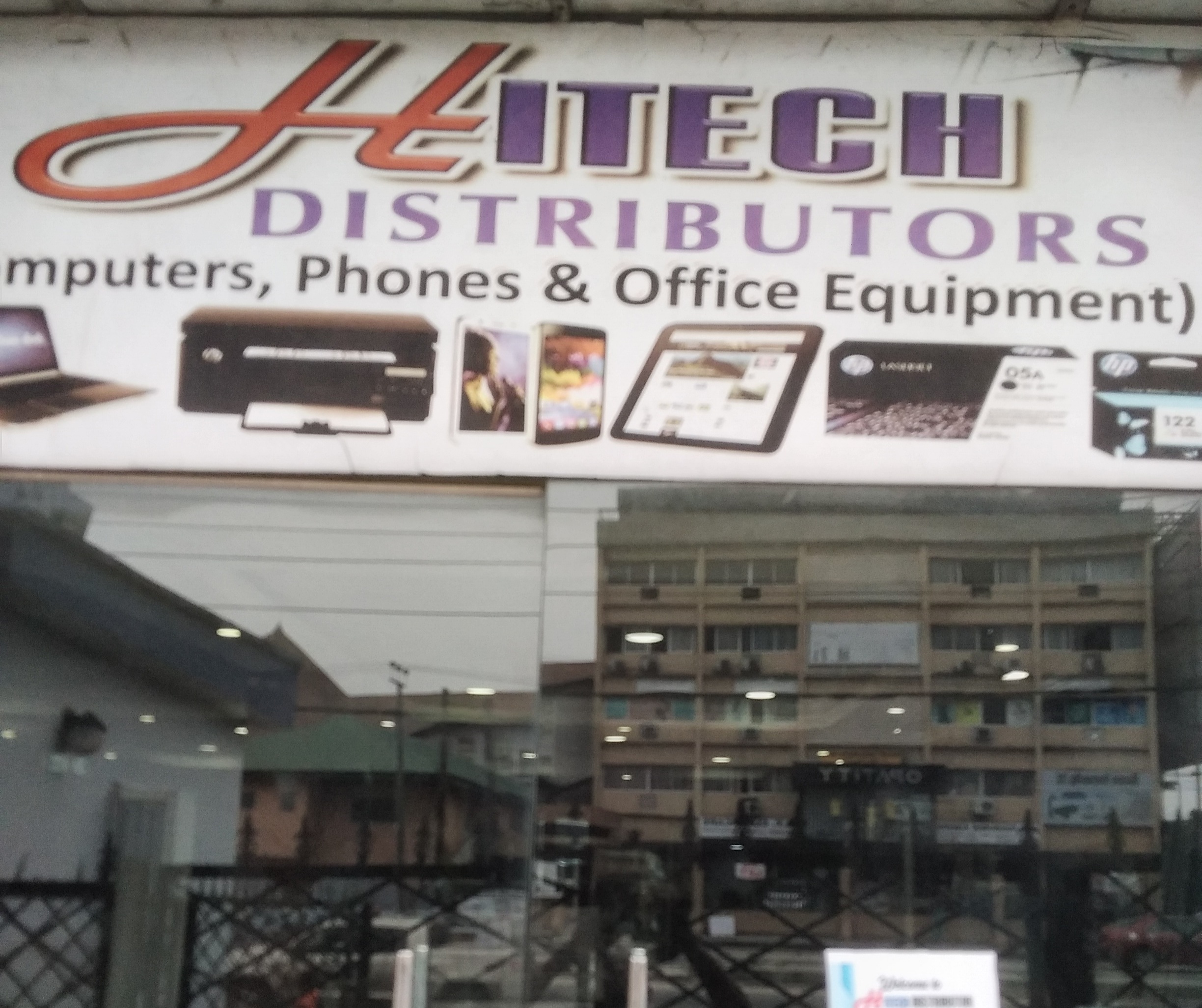 Hi-tech Distributors (Computer and Accessories) Banner