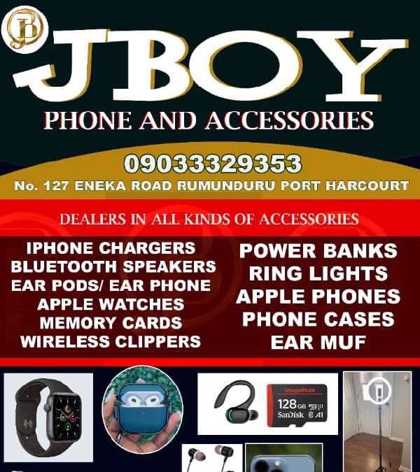 J Boy Phones Accessories Banner
